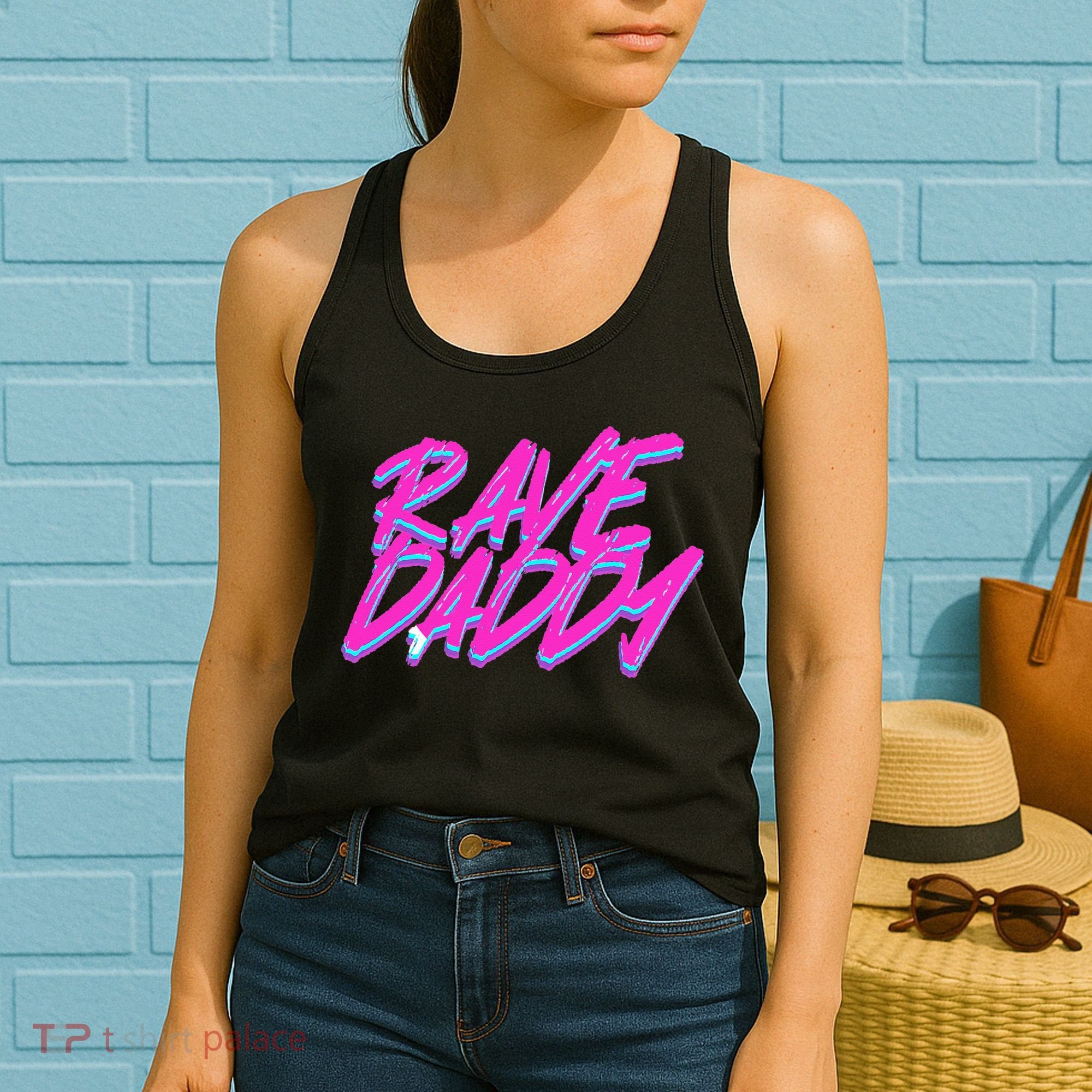Techno Rave EDM Rave Daddy Women's Tank Top