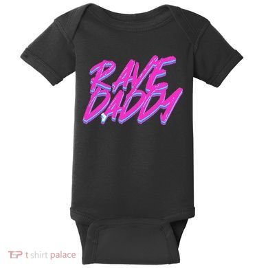 Techno Rave EDM Rave Daddy Baby Bodysuit