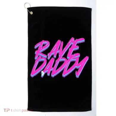 Techno Rave EDM Rave Daddy Golf Towel
