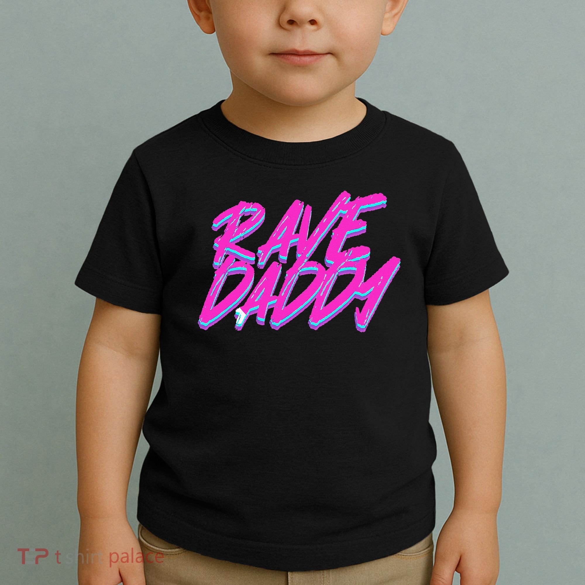 Techno Rave EDM Rave Daddy Toddler T-Shirt