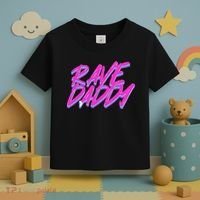 Techno Rave EDM Rave Daddy Toddler T-Shirt thumb 3