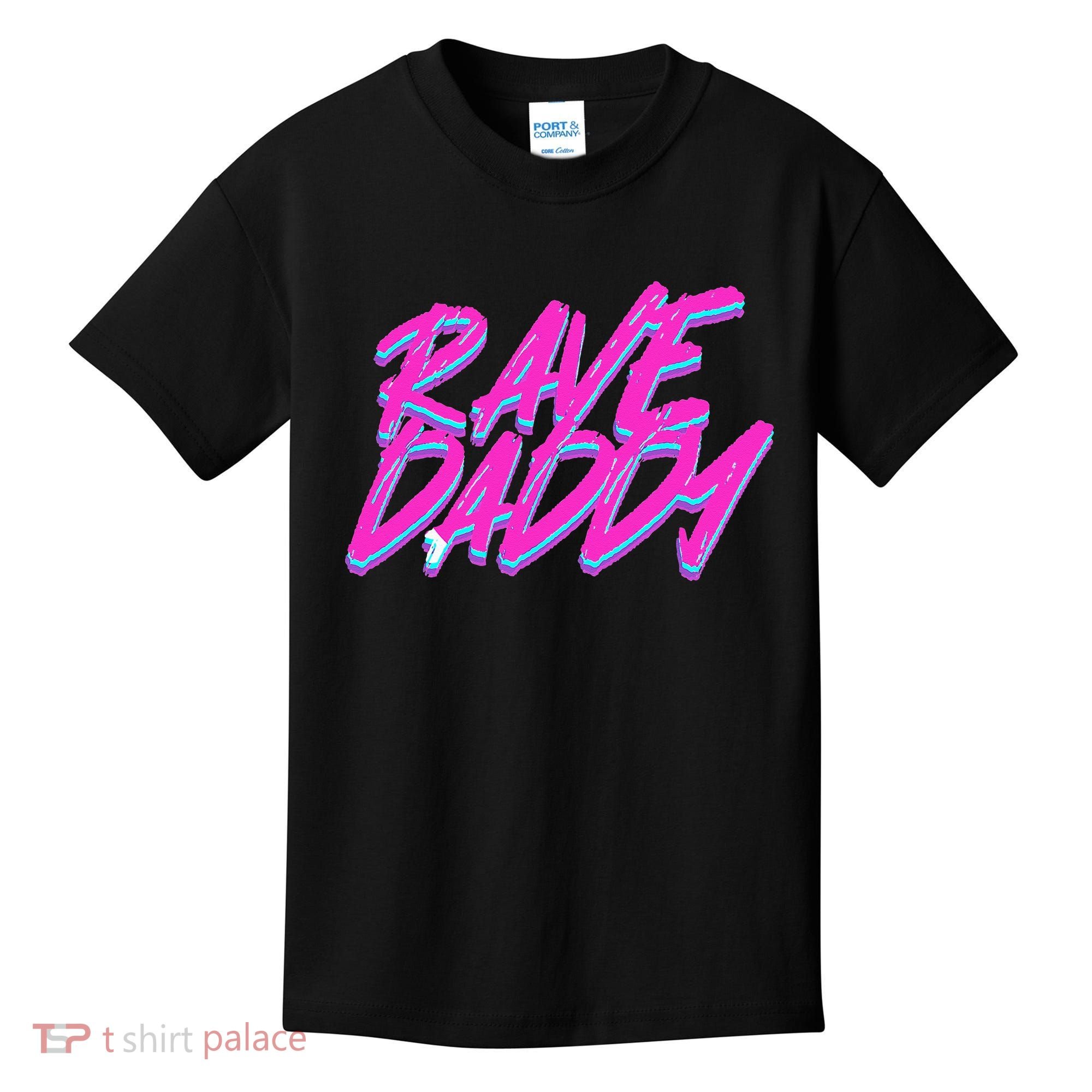Techno Rave EDM Rave Daddy Kids T-Shirt