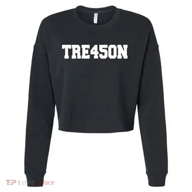 Tre45on Cropped Pullover Crew