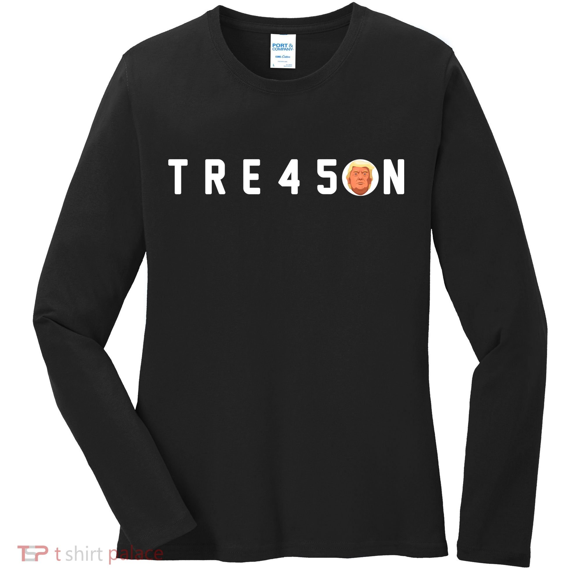 Tre45on Anti Trump Women's Long Sleeve Shirt