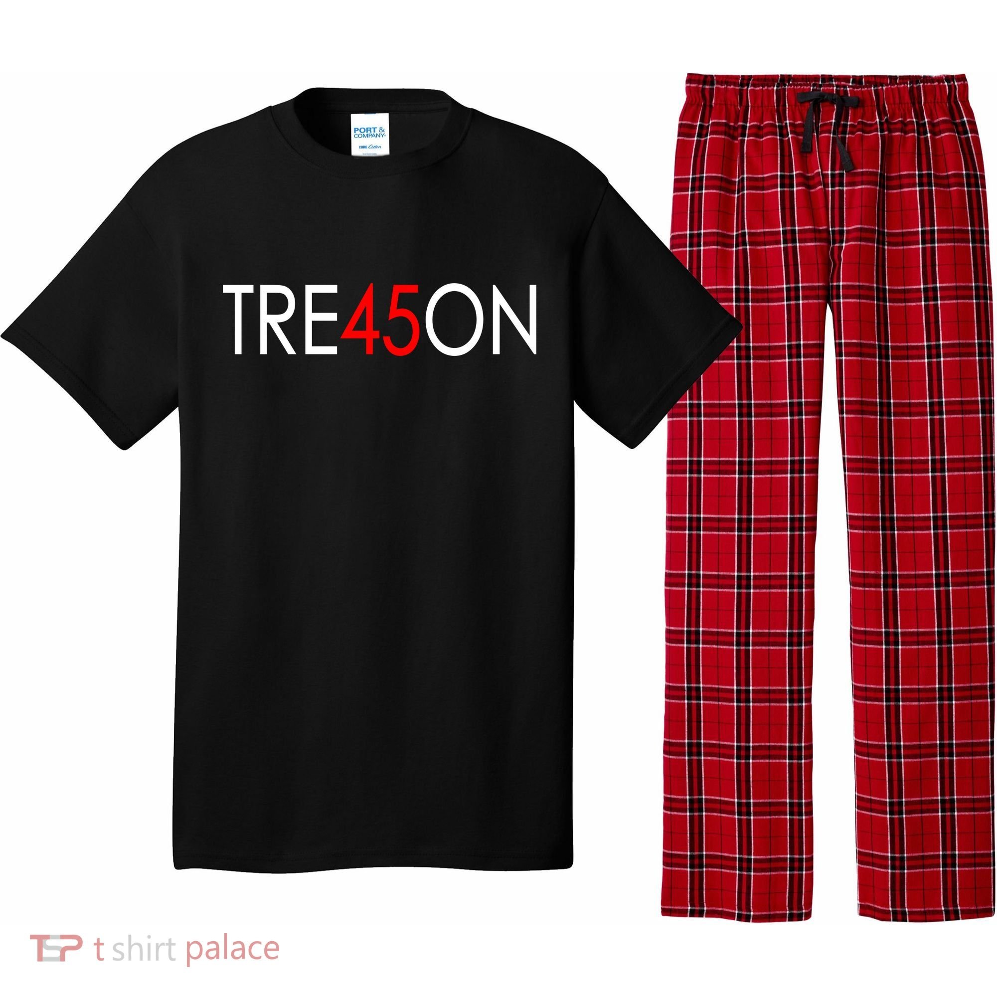 Tre45on Anti Trump Treason Pajama Set