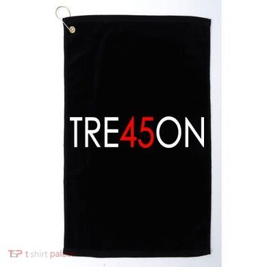 Tre45on Anti Trump Treason Golf Towel
