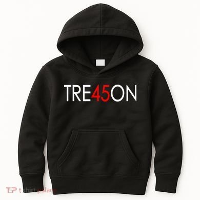 Tre45on Anti Trump Treason Kids Hoodie