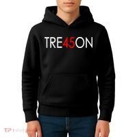 Tre45on Anti Trump Treason Kids Hoodie thumb 4