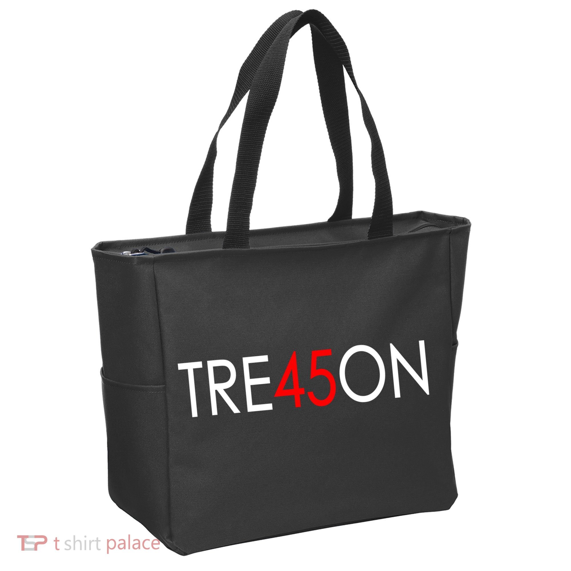 Tre45on Anti Trump Treason Tote Bag