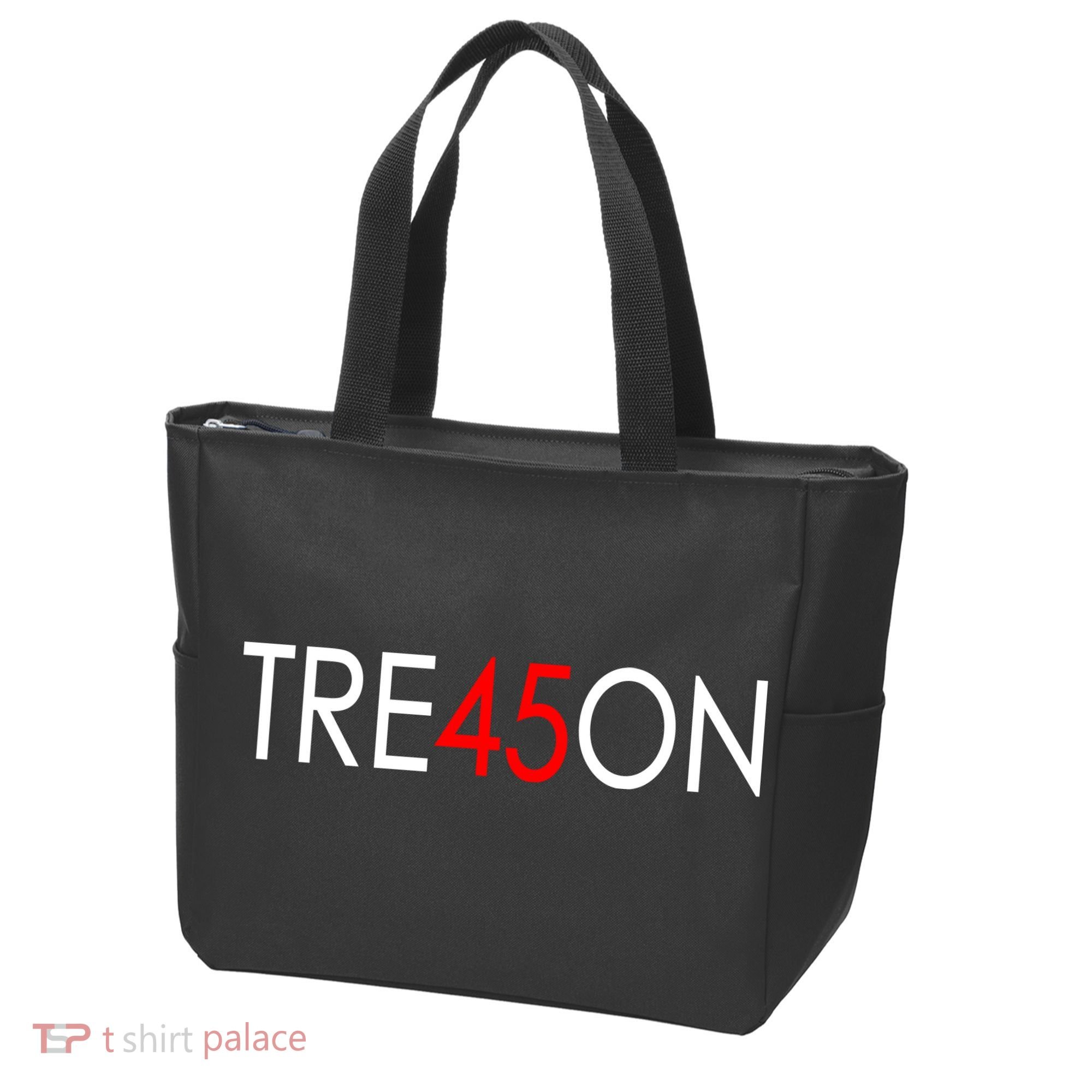 Tre45on Anti Trump Treason Tote Bag