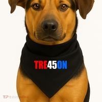 Tre45on Treason Anti Trump USA-Made Doggie Bandana thumb 1