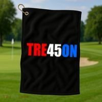 Tre45on Treason Anti Trump Golf Towel thumb 1