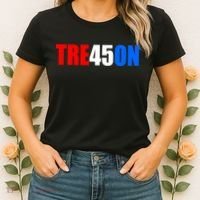 Tre45on Treason Anti Trump Women's T-Shirt thumb 2