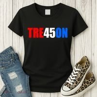 Tre45on Treason Anti Trump Women's T-Shirt thumb 3