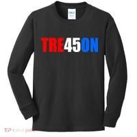 Tre45on Treason Anti Trump Kids Long Sleeve Shirt thumb 0