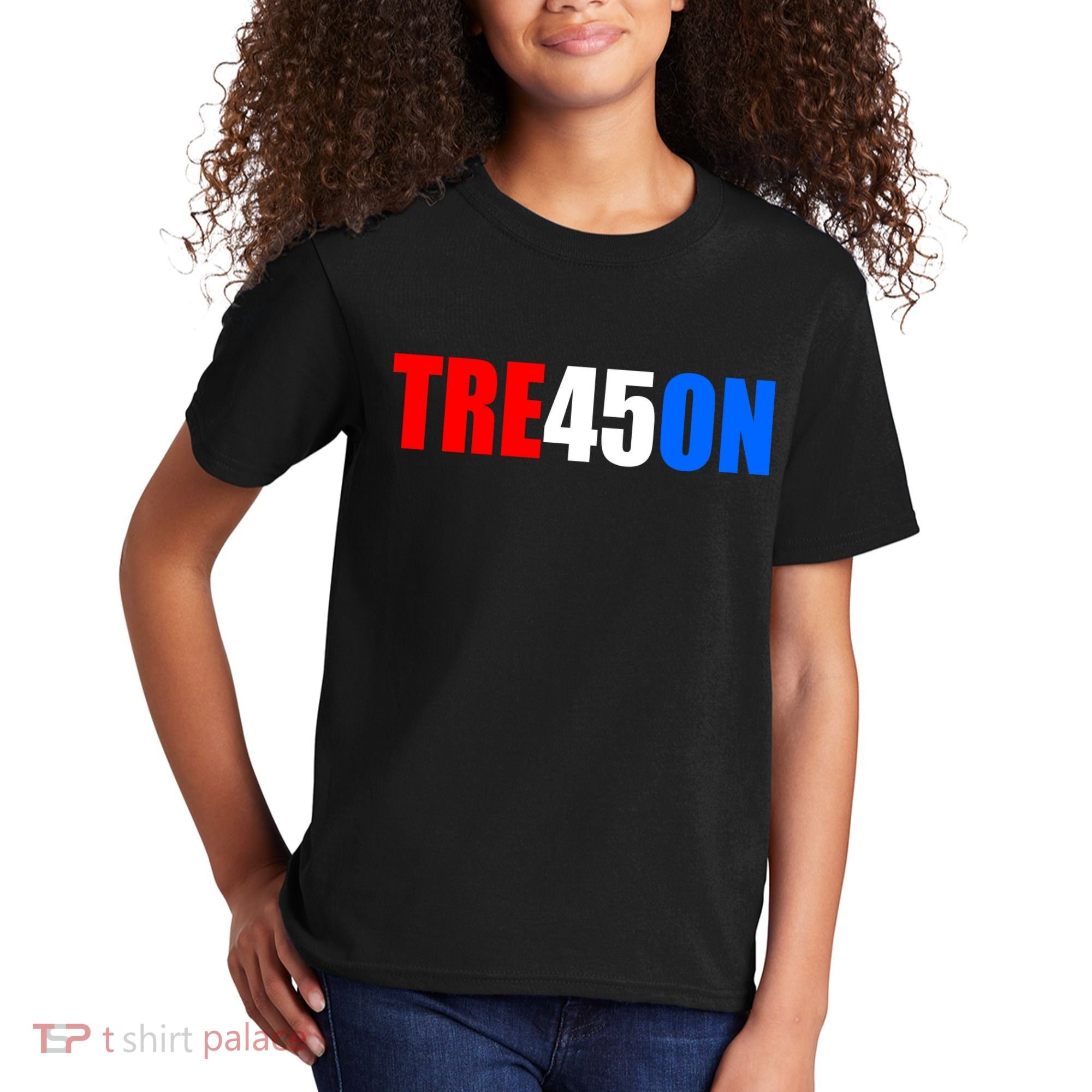 Tre45on Treason Anti Trump Kids T-Shirt