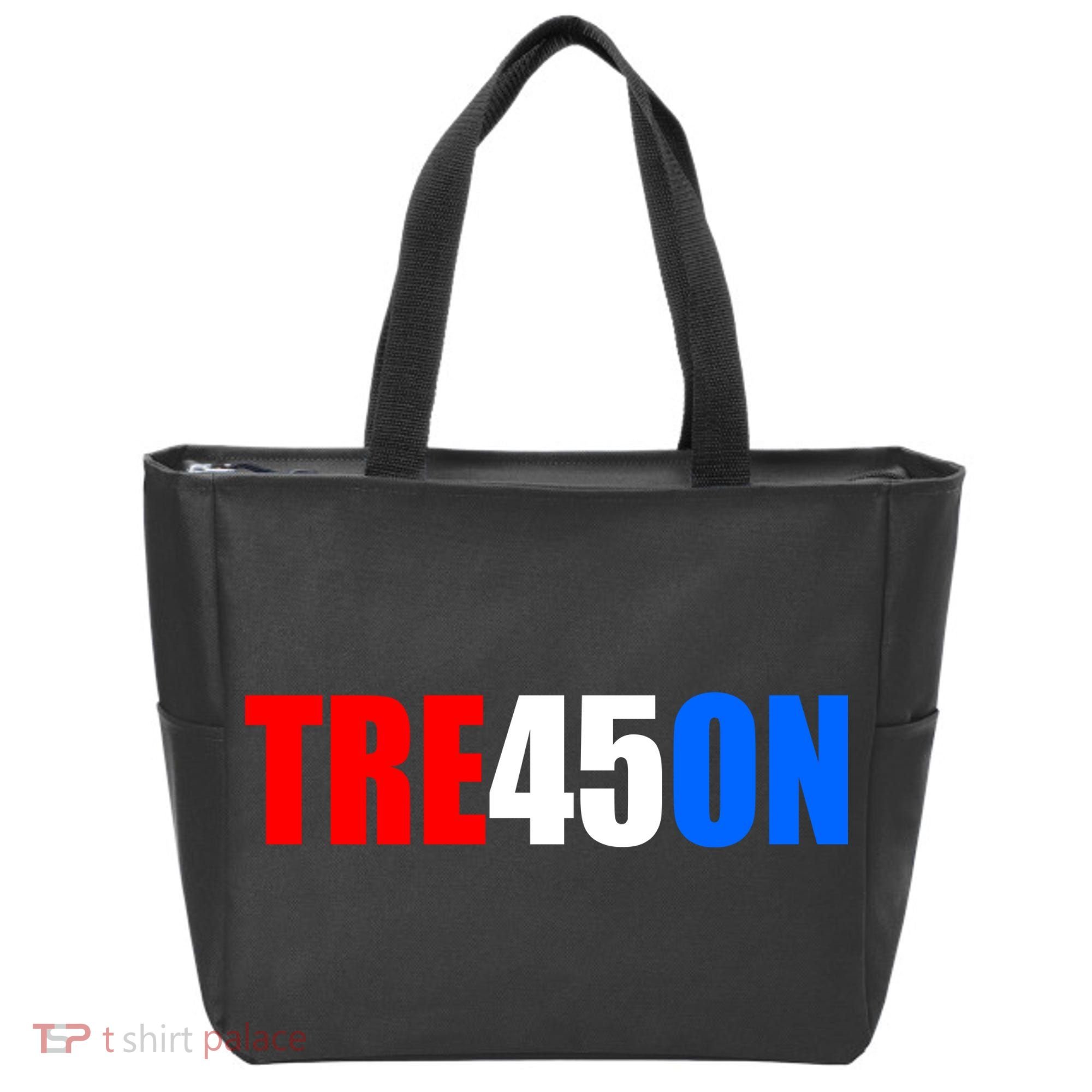 Tre45on Treason Anti Trump Tote Bag