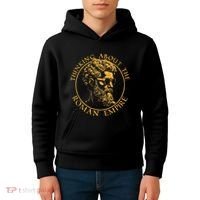 The Roman Empire Map Never Forget Ancient Rome Historic Maps Kids Hoodie thumb 4