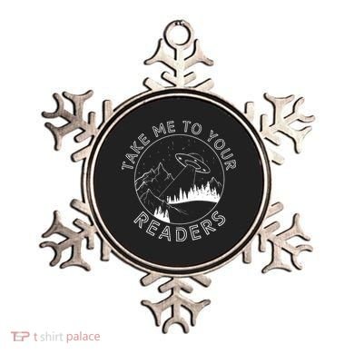 Take Reading English Teacher Library Alien Space Ornament