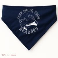 Take Reading English Teacher Library Alien Space USA-Made Doggie Bandana thumb 0
