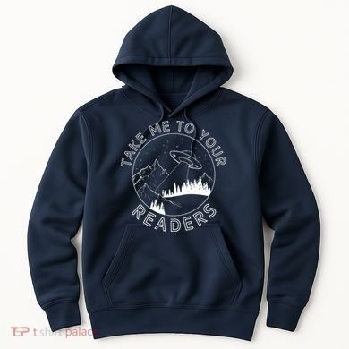 Take Reading English Teacher Library Alien Space Hoodie
