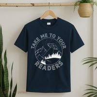 Take Reading English Teacher Library Alien Space T-Shirt thumb 2