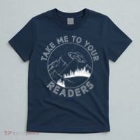 Take Reading English Teacher Library Alien Space T-Shirt thumb 5