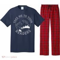 Take Reading English Teacher Library Alien Space Pajama Set thumb 0