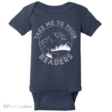 Take Reading English Teacher Library Alien Space Baby Bodysuit