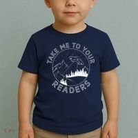 Take Reading English Teacher Library Alien Space Toddler T-Shirt thumb 2