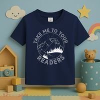 Take Reading English Teacher Library Alien Space Toddler T-Shirt thumb 3