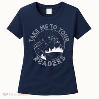 Take Reading English Teacher Library Alien Space Women's T-Shirt thumb 0