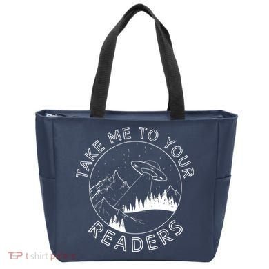 Take Reading English Teacher Library Alien Space Tote Bag