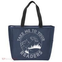 Take Reading English Teacher Library Alien Space Tote Bag thumb 0