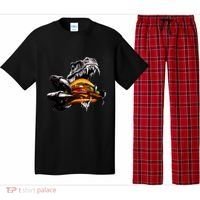 T Rex Eating Burger Pajama Set thumb 0