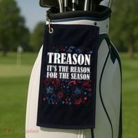 Treason is the Reason for the Season Golf Towel thumb 2