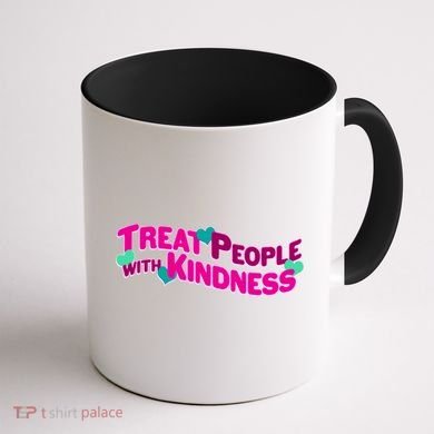 Treat People With Kindness Coffee Mug back