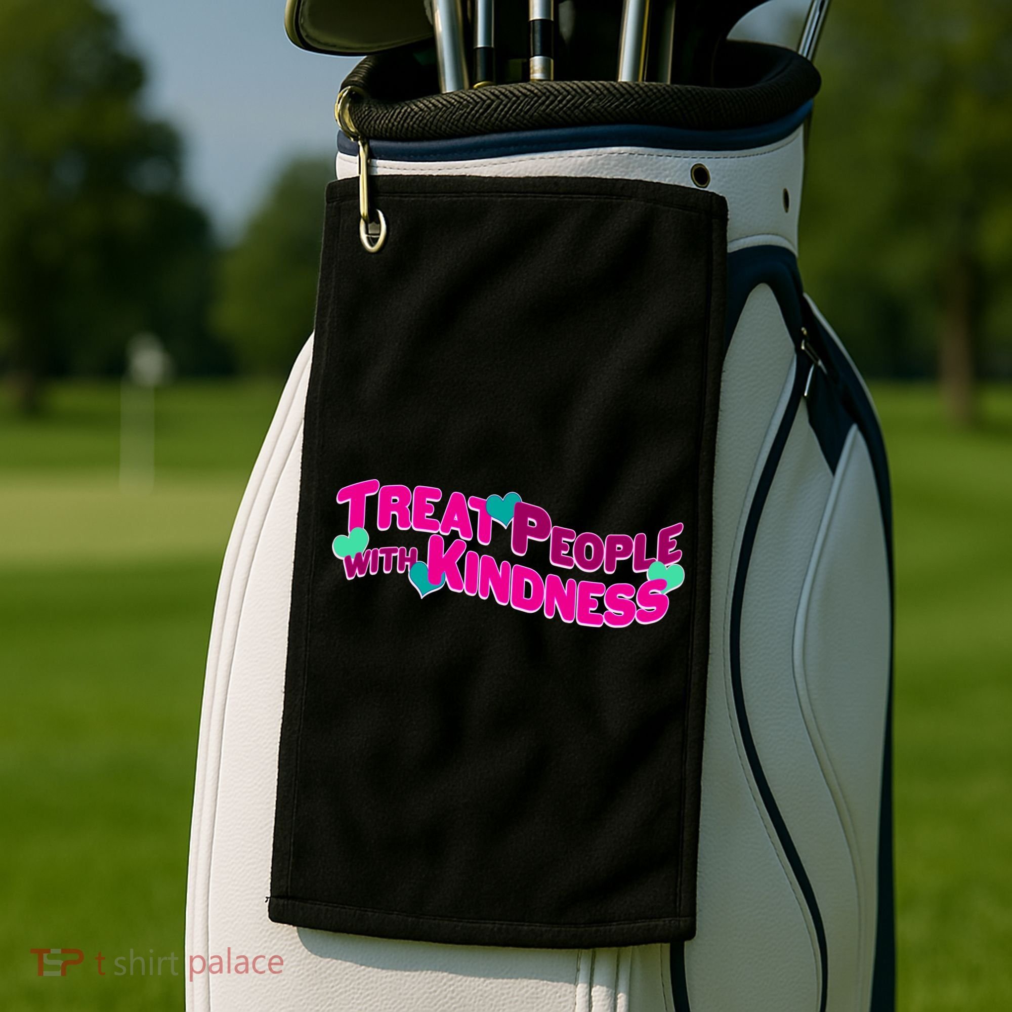 Treat People With Kindness Golf Towel