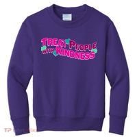 Treat People With Kindness Kids Sweatshirt thumb 0