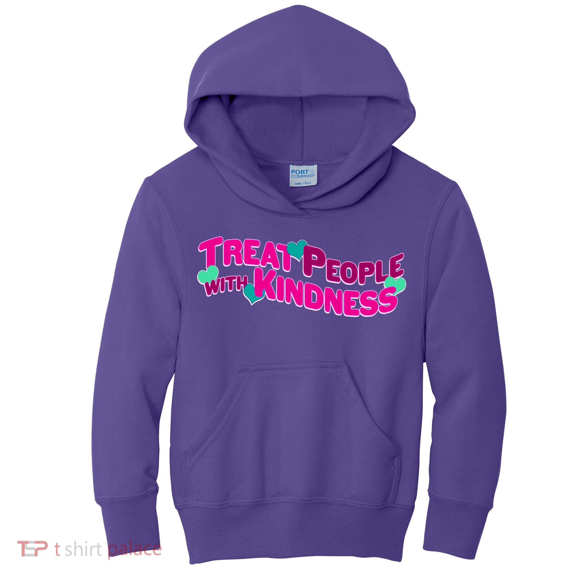 Treat People With Kindness Kids Hoodie