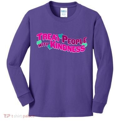Treat People With Kindness Kids Long Sleeve Shirt