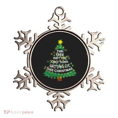 Tree Isn't The Only Thing Getting Lit Ugly Christmas Ornament