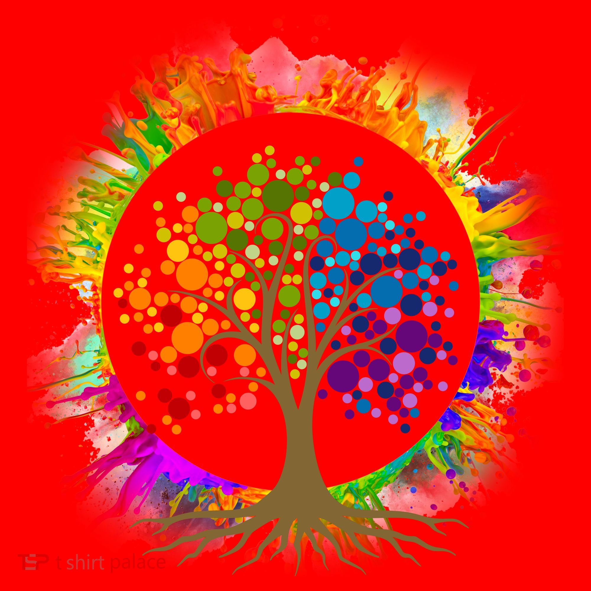 Tree Of Life Santa Hat