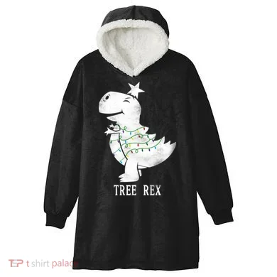Tree Rex Hooded Wearable Blanket