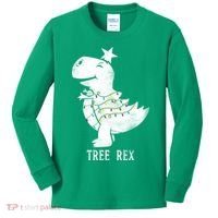 Tree Rex Kids Long Sleeve Shirt thumb 0