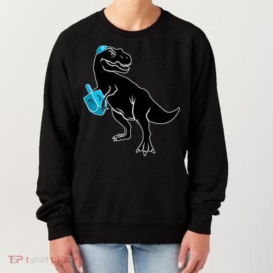 Trex Jewish Dreidel Women's Sweatshirt