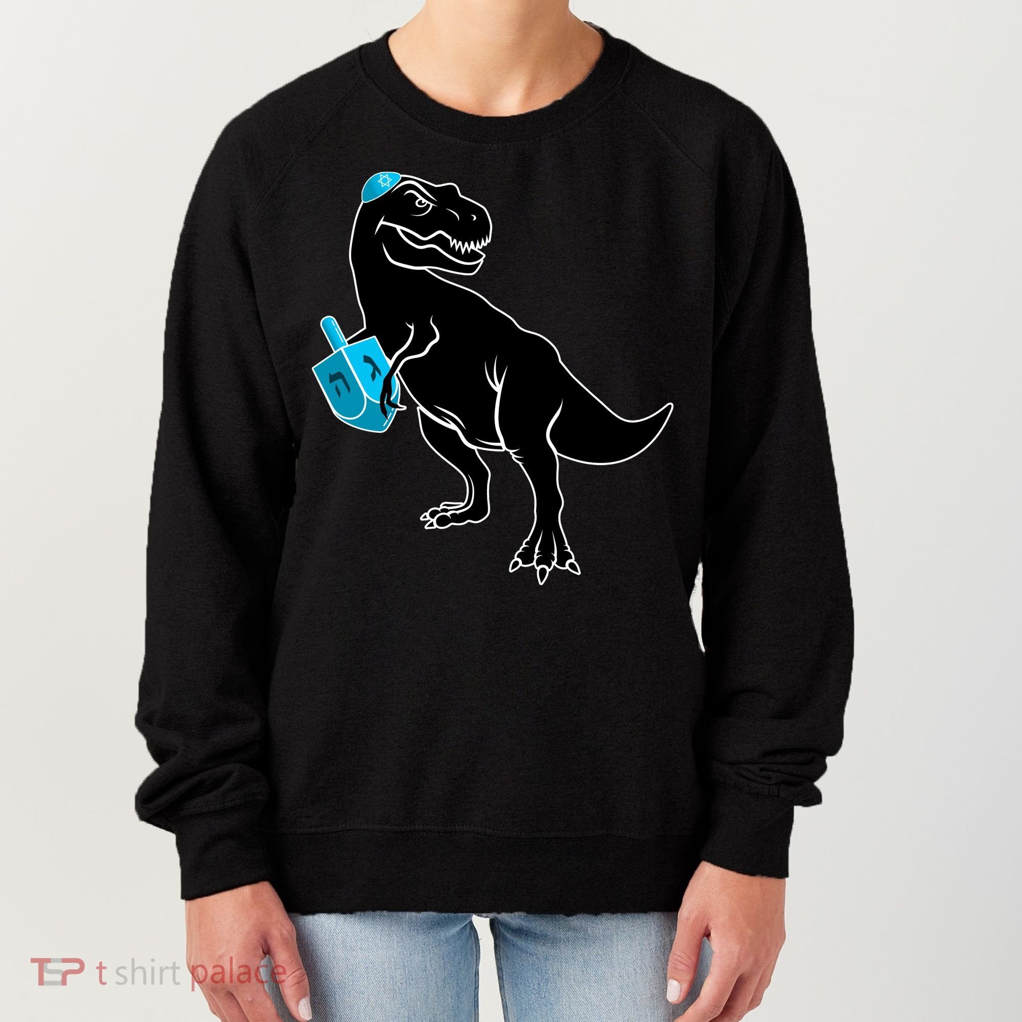 Trex Jewish Dreidel Women's Sweatshirt