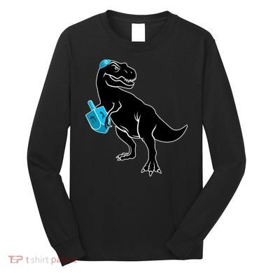 Trex Jewish Dreidel Long Sleeve Shirt
