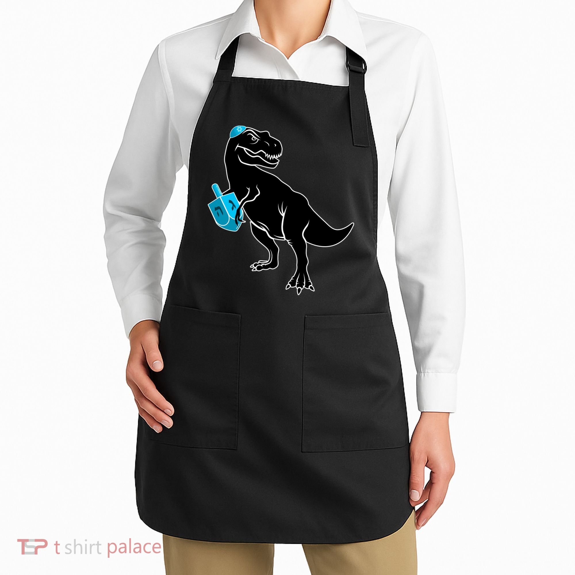 Trex Jewish Dreidel Apron