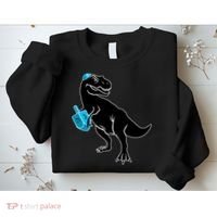 Trex Jewish Dreidel Sweatshirt thumb 2